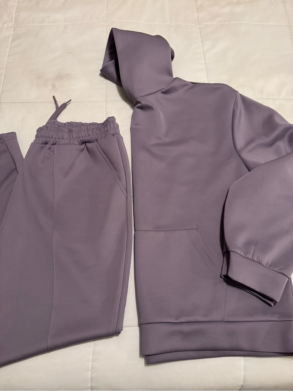 Mens BooHooMan Mauve Purple Hoodie and Jogger Set- XL